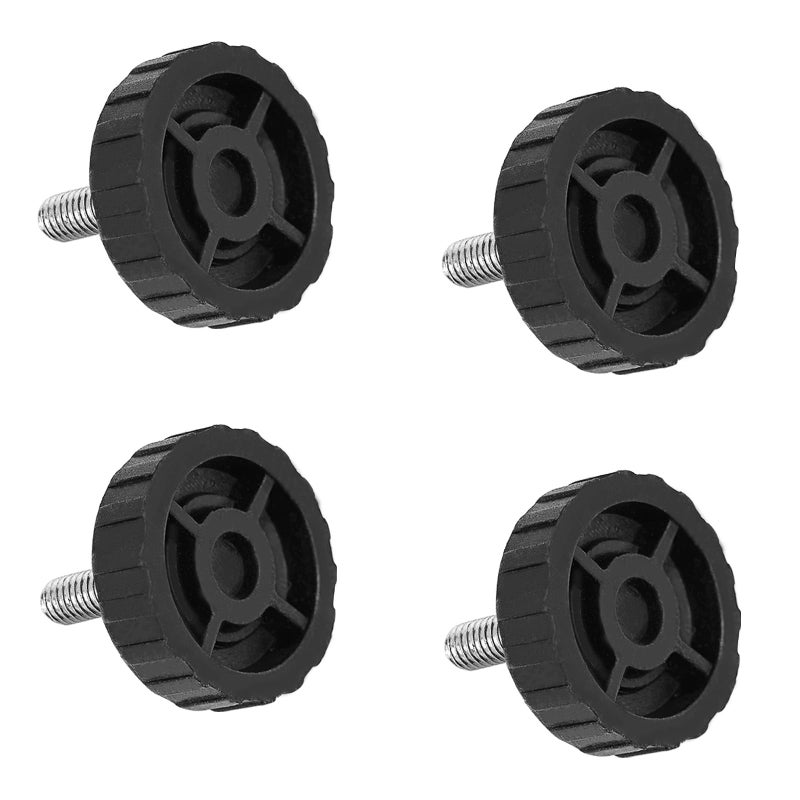 Kamrexi 4 PCS Gimbal Bracket Knobs for Lowrance 000-10467-001, Compatibility with HDSGen2T/Elite7, Simrad NSS/NSSevo2, B&G Zeus2, Quick and Easy to Use, Black - Image 1